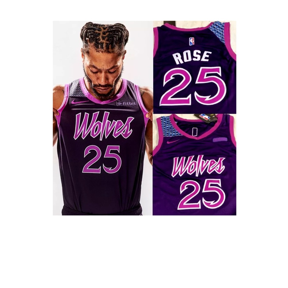 Derrick Rose Prince Inspired Timberwolves Jersey